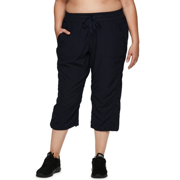 Fubotevic Mens Pockets Hip-hop Plus Size Loose Elastic Waist Summer Capri Pants 